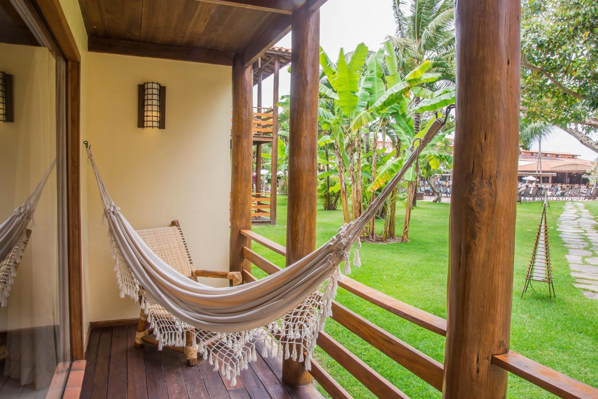 La Torre Resort All Inclusive Porto Seguro Ngoại thất bức ảnh A hammock on a balcony